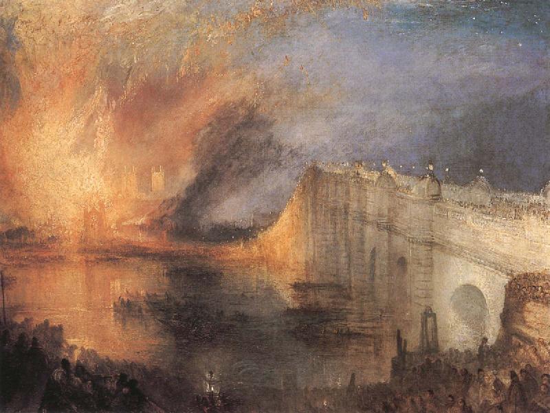 J.M.W. Turner The Burning of the Houses of Parliament Sweden oil painting art